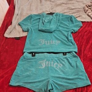 Juicy Couture Turquoise Lounge Set